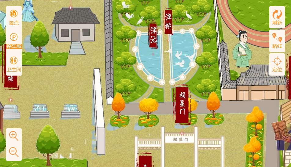 西藏手绘地图景区语音讲解导览系统：智慧景区建设的基石